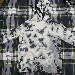 Forever 21 Men ( Medium Women) Grey Tie Dye Hoodie